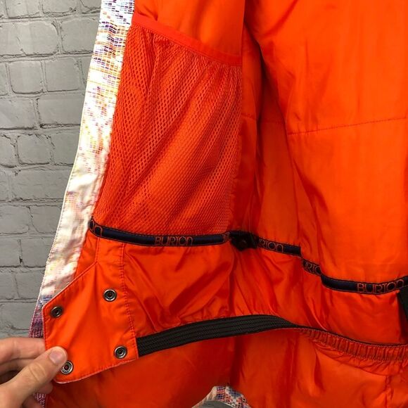 Burton Winter Coat Multicolor Zip Up Jacket Youth Sz Large (14/16) - Picture 11 of 16